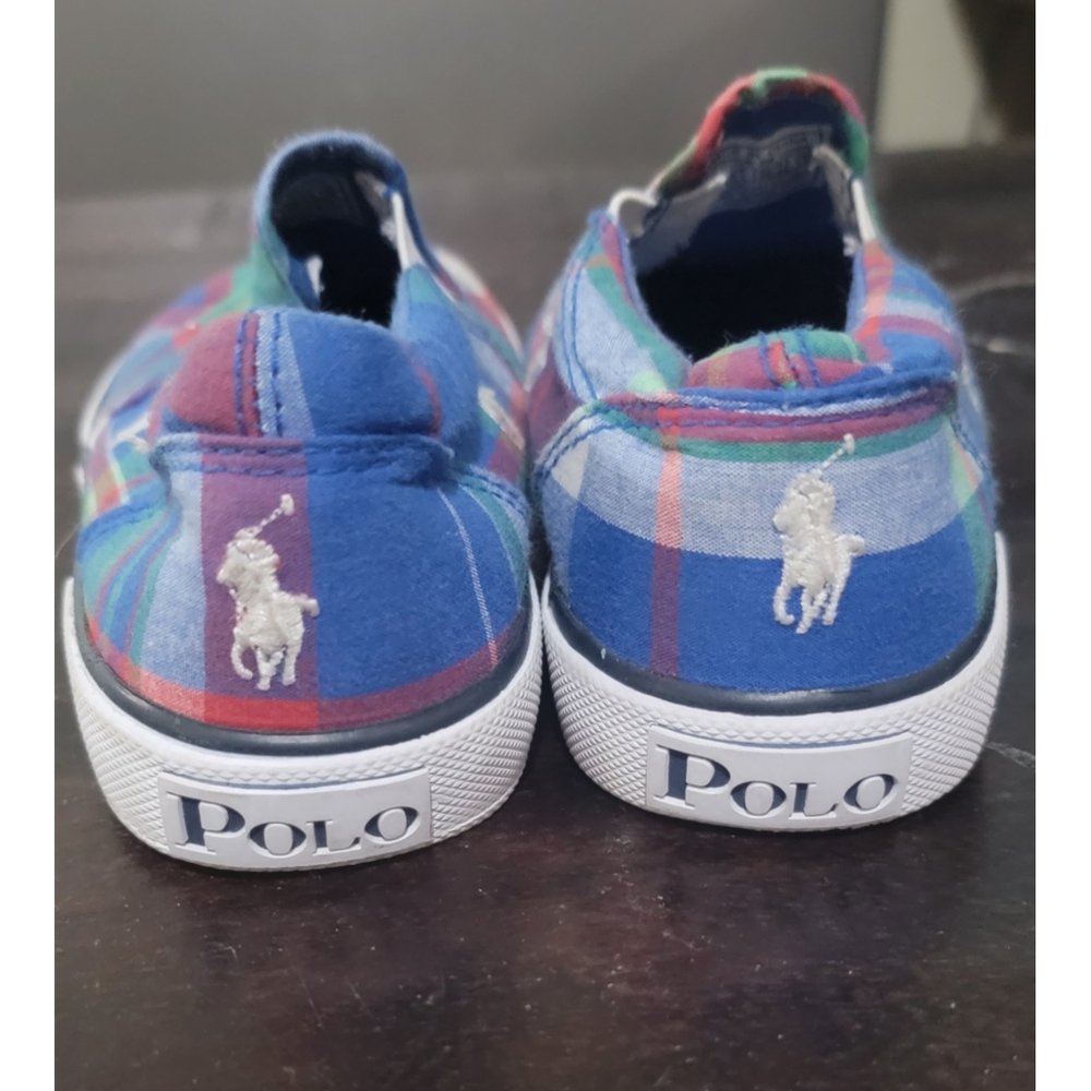 Polo Ralph Lauren Slip On, Multicolor, Toddler size 10